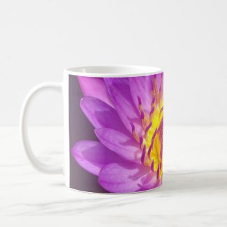 Purple Lotus Flower Mugs