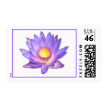 Purple Lotus Flower Postage