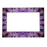 Purple Lotus kaleidoscope Magnetic Frames