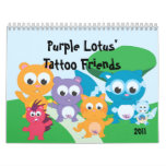 Purple Lotus' Tattoo Friends calendars