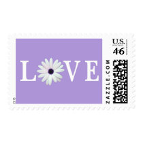 Purple Love postage stamps by photoinspiration Purple Love postage stamps