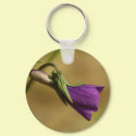 Purple Love (purple flower) keychain by Rainmountain Purple Love (purple flower) keychain