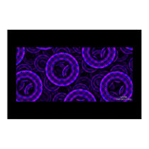 Purple Luminance Rings posters by ClydeFrog Purple Luminance Rings posters