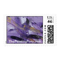 Purple Madness postage by PaintingPony Purple Madness postage