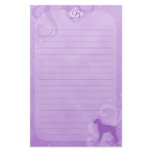 Purple Magic Brittany Spaniel Stationery