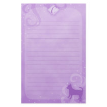Purple Magic Chihuahua Stationery by MenagerieMayhem Purple Magic Chihuahua Stationery