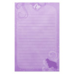 Purple Magic Cocker Spaniel Stationery