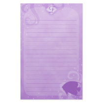 Purple Magic French Angelfish Stationery
