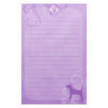 Purple Magic Jack Russell Terrier Stationery