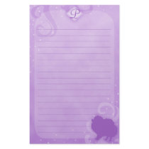 Purple Magic Pomeranian Stationery by MenagerieMayhem Purple Magic Pomeranian Stationery