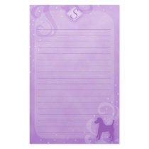 Purple Magic Smooth Fox Terrier Stationery
