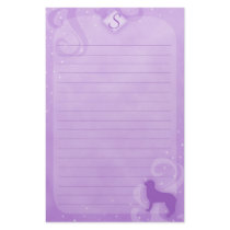 Purple Magic Stabyhoun Stationery