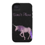 Purple Magical Unicorn iPhone 4 Cases