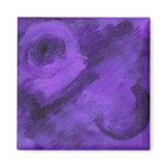 Purple Fridge Magnet