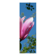 purple magnolia business card template