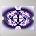 purple man (stand here) posters