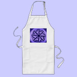 Purple Mandala Apron aprons