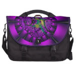 Purple Mandala Design Fractal Art commuterbag