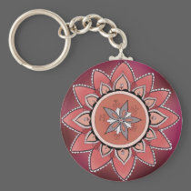 Purple Mandala Keychain keychains
