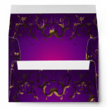 Purple Mardi Gras Mask Envelope