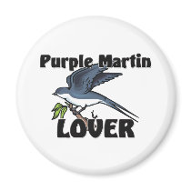 Purple Martin Lover magnets