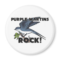 Purple Martins Rock magnets