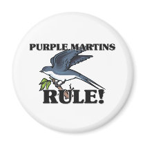 PURPLE MARTINS Rule! magnets