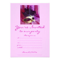 Purple Masquerade Mask Announcement