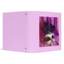 Purple Masquerade Mask Vinyl Binders