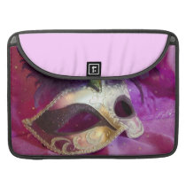 Purple Masquerade Mask MacBook Pro Sleeves