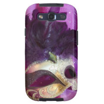 Purple Masquerade Mask Samsung Galaxy S3 Cover