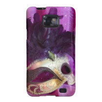 Purple Masquerade Mask Samsung Galaxy S Covers