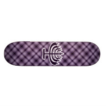 Purple Menorah Skate Boards