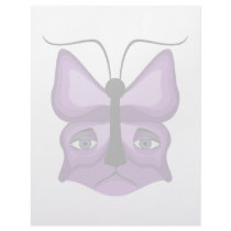 Purple Meow Mask Custom Letterhead
