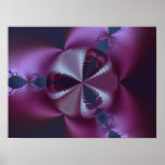 Purple Metal Ball Print