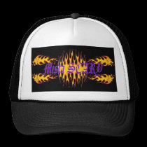 Purple Mista SCARY Dragon Flames Hat hats