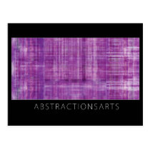 Purple Modern Art Postcard postcards