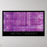 Purple Modern Art Poster Print