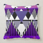 Purple Modern Native Pattern Pillows