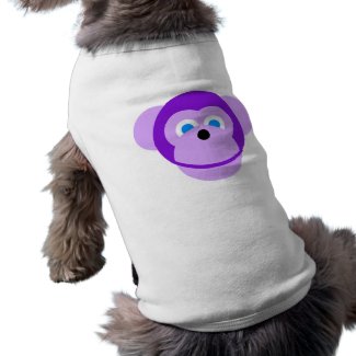 purple monkey petshirt