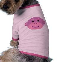 Purple Monkey Doggie T Shirt