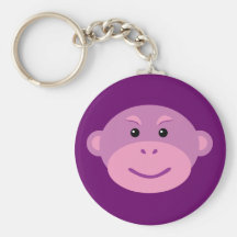Purple Monkey Keychains