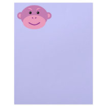Purple Monkey Letterhead Template