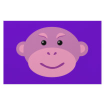 Purple Monkey stationery