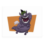 Purple Monster Postcard