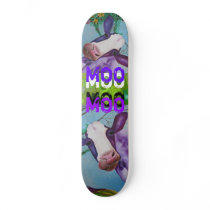 Purple MOO COW Skateboard