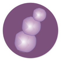 Purple Moon Balls stickers
