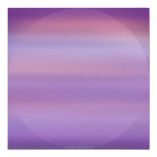 Purple Moon Mist Invitations