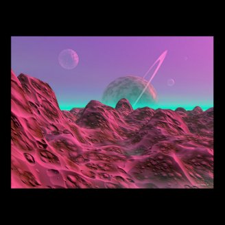 Purple Moon Posters