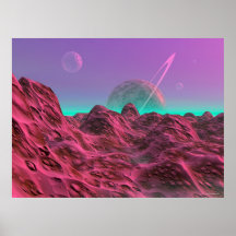 Purple Moon Posters